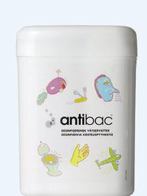 Antibac produktserie Forbrukerserie ANTIBAC HÅNDDESINFEKSJON FORBRUKER Antibac tilbyr en egen hånddesinfeksjonsserie med mild og frisk duft.