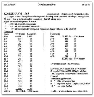 Síða 4 Nr. 318-20. mai 2004 Eitt sindur um søguna hjá "bátaskipunum" í 60-unum í Grønlandi Eli Jensen av Hellunum var í fleiri ár við Kongshavn.