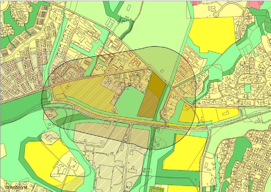 Dragvoll nord Navn, gårds- og bruksnummer Dragvoll nord; 48/34, 48/19, deler av 48/53 Forslaget Konklusjon: Vurdering: Foreslås som framtidig lokalsenter.