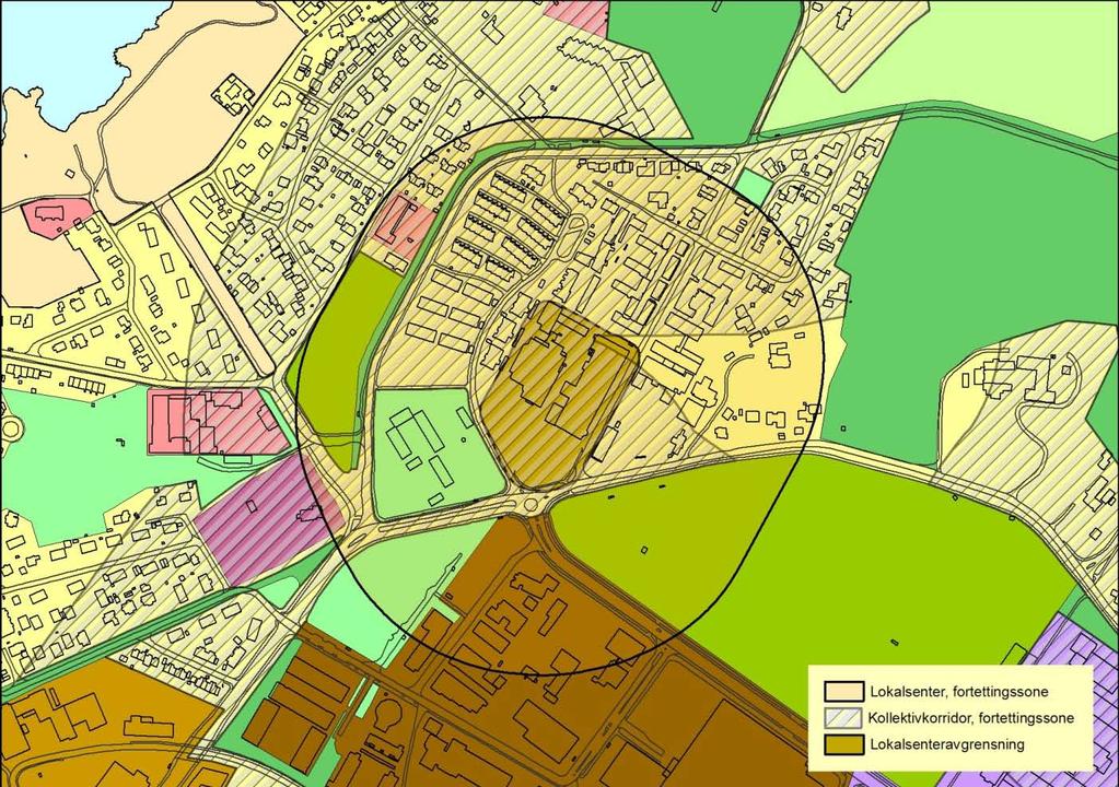 Østmarkveien Navn, gårds- og bruksnummer Østmarkveien; 414/379, 414/380, 414/476 Forslaget Konklusjon: Vurdering: Formål i gjeldende arealdel Foreslås som lokalsenter.