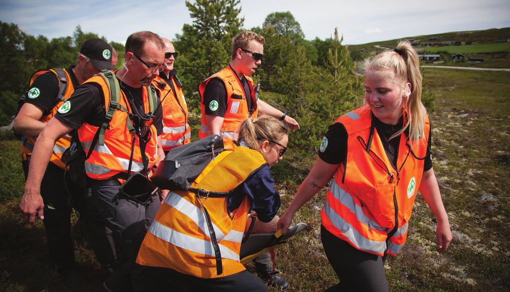 Foto: Ida Kroksæter FØRSTEHJELP OG REDNINGSTJENESTE I 2030 De frivillige redningsorganisasjonene har stor økning i antall aksjoner, og økningen er større enn den totale veksten for