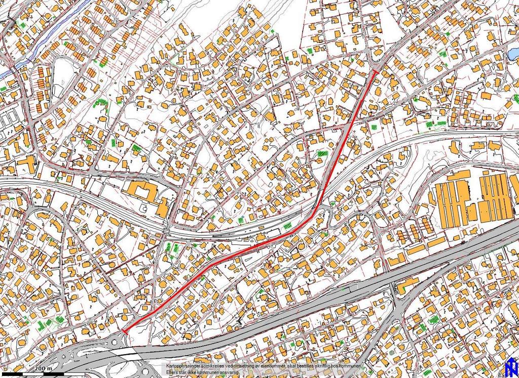 Det er i dag 5 km med sykkelfelt i Bærum langs fylkesvei og derved fylket som er veieier.