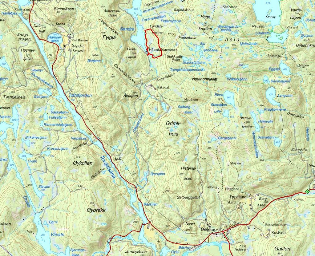 REGULERINGSPLAN FOR SØNDRE HÅKEDALSVATN, DEL AV 14/2 I ÅMLI KOMMUNE 3 1 Bakgrunn Bakgrunn for planarbeidet er at grunneigar har fått førespurnader om hyttetomter og ynskjer og kunne tilby dette.