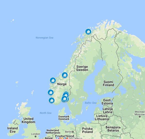 Praktisk prøve Hos godkjent sensor Båt må være 10 meter eller lengere Godkjent virksomhet, egen søknad Sjøfartsdirektoratet Fastsatt