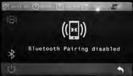 118 7. Elektriske installasjoner 1. Aktiver Bluetooth på betjeningspanelet Det fins allerede en Bluetooth tilkobling.