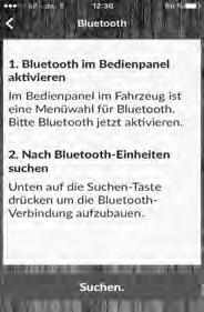 Søk enhetene som støtter Bluetooth Trykk nede på søk-tasten for å opprette Bluetooth forbindelse.