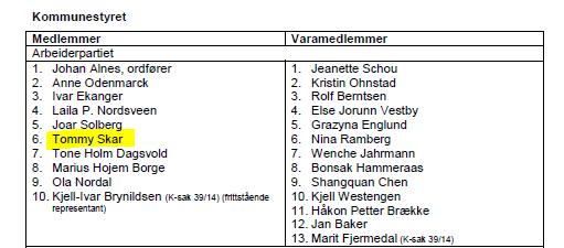 VEDLEGG Oversikt over