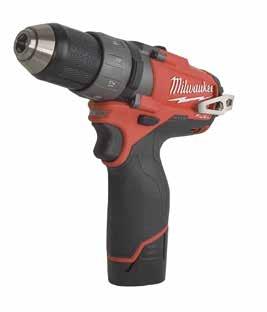 milwaukee m12 cdd 2480 kr metabo powermaxx 12 1374 kr TEST VINNER Sterk og effektiv Konklusjon: Om det er den nye motortypen uten børster som gjør det, vet vi ikke, men maskinen går både fort og