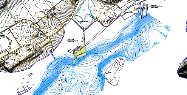 Logistikkområde, Monstad i Åfjord Eksisterende kai Logistikkområde Under