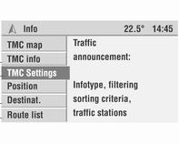 Velg menyalternativet Test navi announcement (test navigeringsmelding) for å teste den valgte innstillingen. Hvis verdien for Announc.