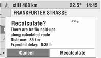 Vise POI-er (Bare fargeinformasjonsdisplay) Kombinert kartvisning/pildisplay (Bare fargeinformasjonsdisplay) "Delt vindu", som det heter, viser en kombinasjon av kartvisning og pildisplay i