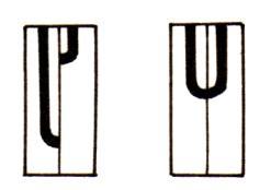 Fig. 3.9. Nivela sferică: a secţiune transversală; b secţiune longitudinală; imaginea bulei de aer; cerc gravat pe capacul de sticlă al nivelei Fig. 3.0. Nivela de contact 3..7.