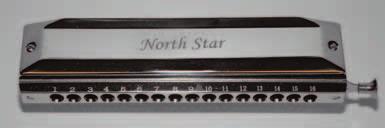 nr: 100914-100920 MELODIMUNNSPILL 195,- North Star Tremolo 48 Tremolostemt melodimunnspill.