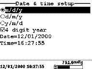 1 Gå til menyen Systemoppsett (System setup). 2. Bruk piltastene til å markere valget Date & time på systemoppsettsmenyen. Se Figur 10.2 Skjermbildet System Setup. 3. Trykk Enter.