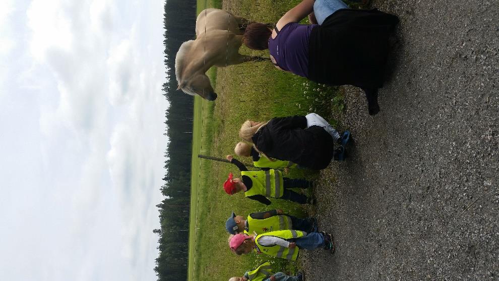 At barnehagen skal legge til rette slik at barna får gode opplevelser med friluftsliv året rundt.