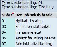 Ferdigstillelse / opprydding av år 2017 (november desember) Følg opp at ansatte som kommer fra annen statlig