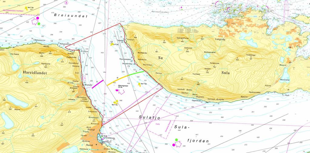 Sulafjorden Aktivt oppdrettsanlegg rapportert av Miljødirektoratet