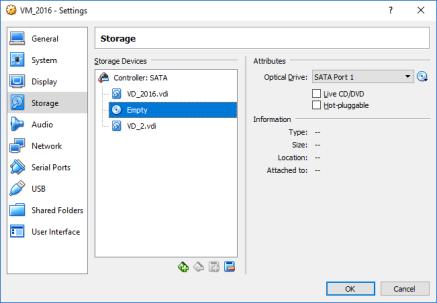 Network: inntil 4 nettverkskort (Adapters) Bridged: koblet til til fysisk nett NAT: koblet