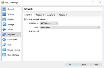 (oversetter maskinnavn til IP-adresser) for virtuelt nett Indre virtuelt nettverk NatNetwork i VirtualBox VMnet8 i VMWware Benytter private IP-adresser Adresseområde bestemmes av VirtualBox/VMWare og