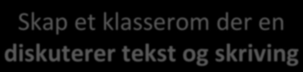 Skap et klasserom der en