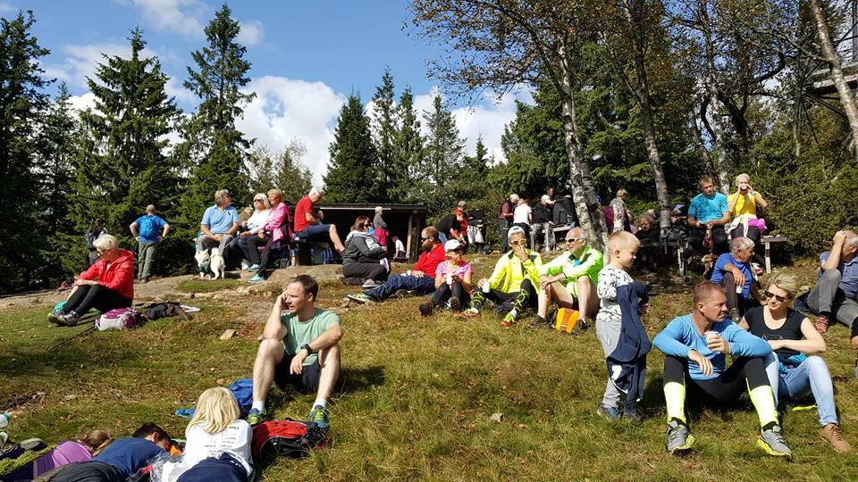 Men at over 200 tok turen i løpet av dagen er vi