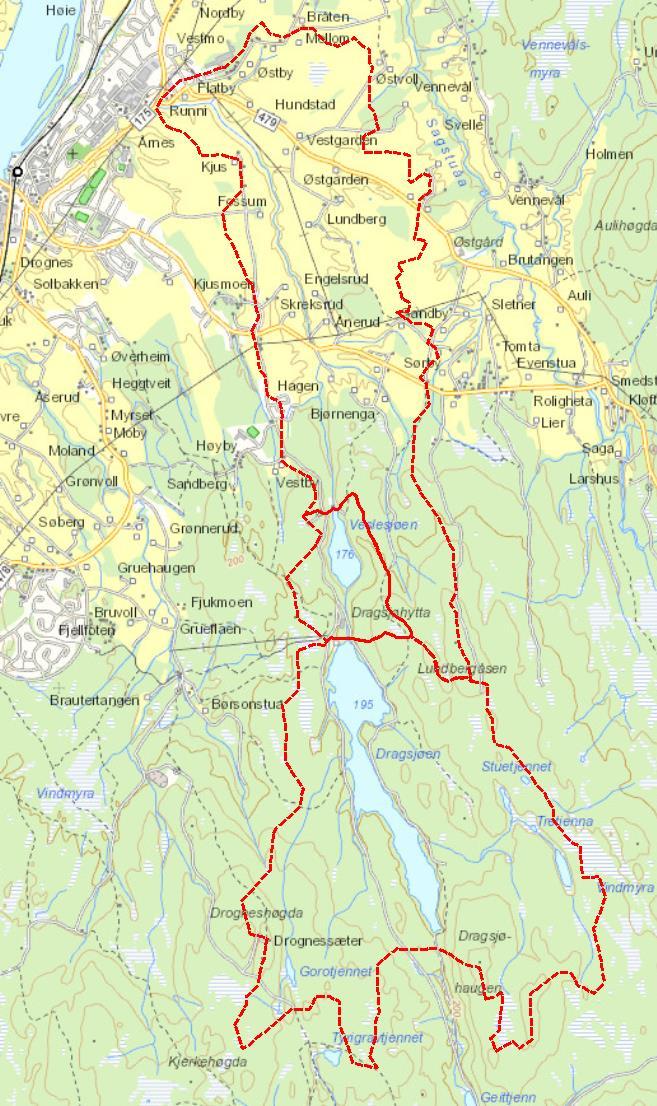 Vedlegg 2: Flomberegning av Drogga SWECO AS har utført flomberegninger for dammene i Dragåvassdraget (002.D5) som del av prosjekt for overvannshåndtering i Årnes.