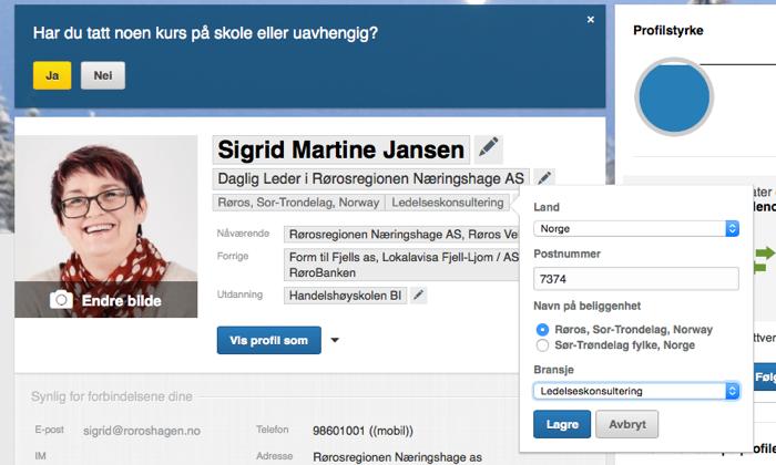 INNOMIDT - TESTING AV LØSNINGER - Retningslinjer for bruk av LinkedIn 3.