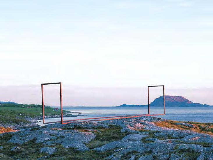 De 35 kunstverkene er plassert i landskapet i 33 kommuner i Nordland, i tillegg til en skulptur i Troms.