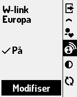 W-Link-regioner Europa og omkringliggende land (W-Link-region A) [= lysegrå] Versjon for USA, Canada, New Zealand og Australia (W-link-region B) [= mørkegrå] Land uten W-Link [= svart] Land med