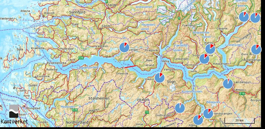 1387 Innkrysning av rømt oppdrettslaks i Sognefjorden