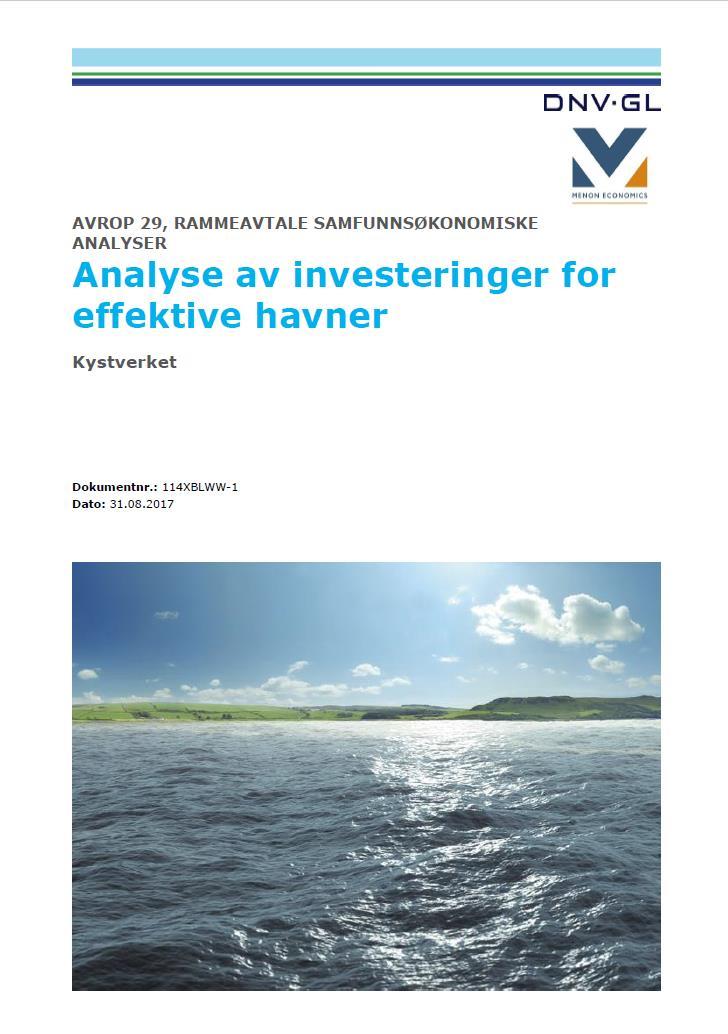 Presentasjonen bygger på resultater fra to prosjekter i 2016/2017 November