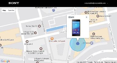 Finne en enhet som har blitt borte Hvis du har en Google-konto, kan du bruke Beskyttelse av my Xperia-nettjenesten til å hjelpe deg med å finne og sikre enheten hvis du mister den.