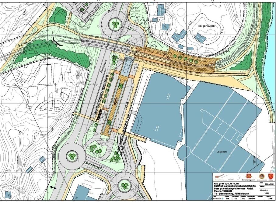 PLANPROGRAM 18 Planlagt bybane og kollektivterminal er en viktig premiss for dette planarbeidet.