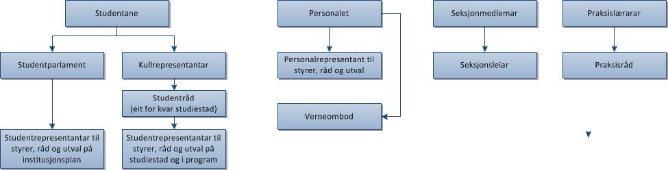 1. FORORD Organisasjonsplanen skal gi oversikt over den organisatoriske oppbygginga av NLA Høgskolen.