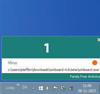 Dobbeltsjekk virusprogrammet Du kan også benytte VirusTotal hvis antivirus programmet advarer mot en fil.