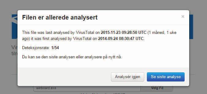 exe, som vi nettopp har lastet ned fra nettet og pakket ut av en ZIP-fil. Filen er slettet, men var den i det hele tatt noen trussel? 5 Filen lastes opp.