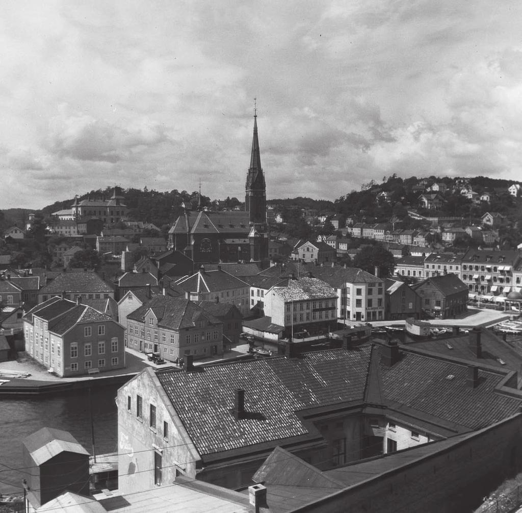 Arendal 1931 Foto: A. B. Wilse / utlånt av Norsk Folkemuseum. Peder Thommassensgt.