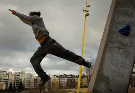 Prosjektering av Verdensparken 2. etappe starter våren 2013. Fra parkouranlegget i Verdensparken på Furuset. Foto Jens Flemming Andersen. GDS-NR. 2.2.2.11 TURVEI D8 VESLETJERN/KRISTIAN BOGNERUDS VEI GJENNOMFØRING Tiltaket er midlertidig avviklet.