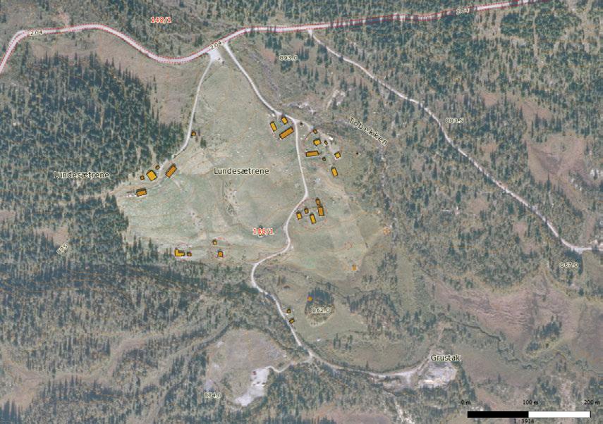 Naturtyper: Naturbeitemark Utforminger: Finnskjegg-fjellmarikåpe-eng (G5b), dunhavre-dunkjempe-eng (G7b), sølvbunke-eng (G3) Verdi: Svært viktig A Innledning: Lokaliteten er kartlagt av Bjørn Harald