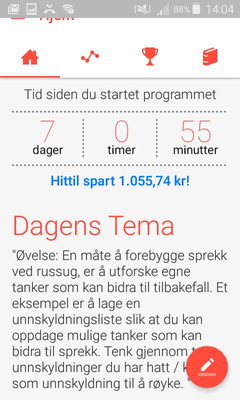 App for å slutte