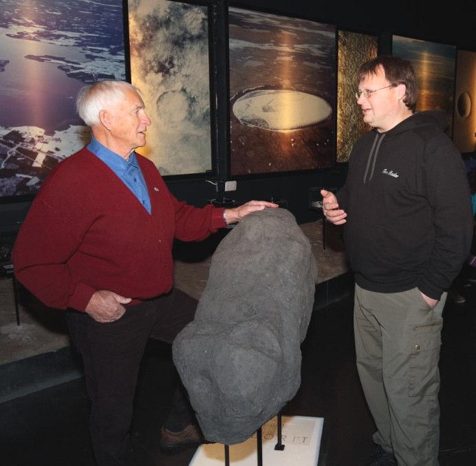 Etter filmen ble vi guidet rundt i et geologimuseum som var svært godt laget. Den beskjedne plassen til tross her var det mye spennende å se på.