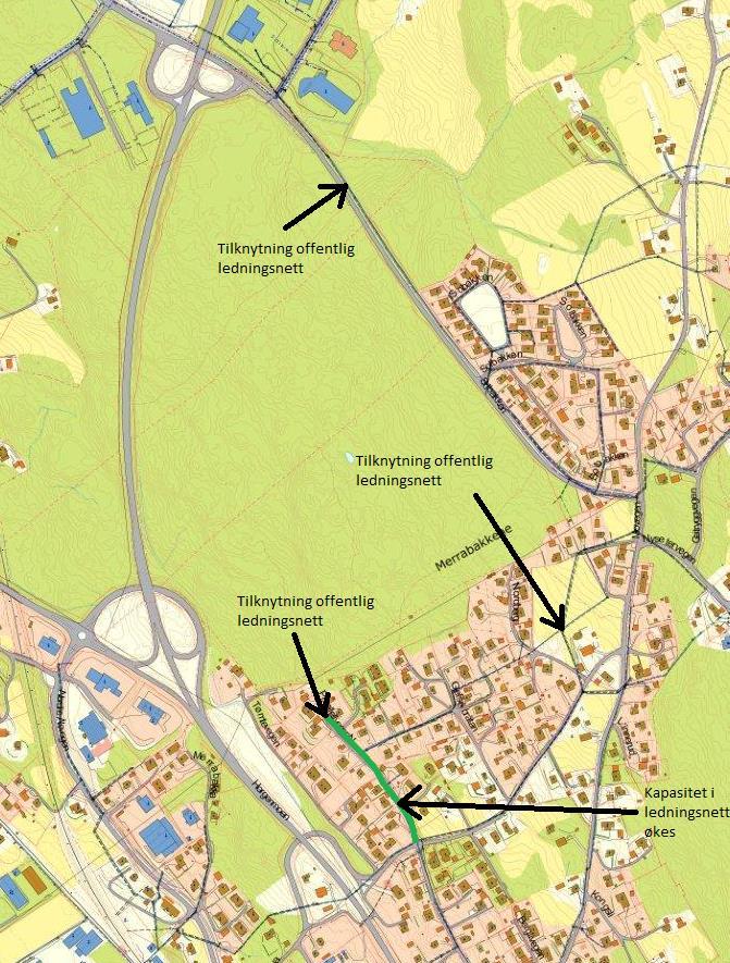 20-(50) OMRÅDEREGULERING MED KONSEKVENSUTREDNING FOR MOHAGAN SØR 5.4.4 Vann og avløp Det er utarbeidet en rammeplan for vann og avløp som vedlegg til reguleringsplanen.