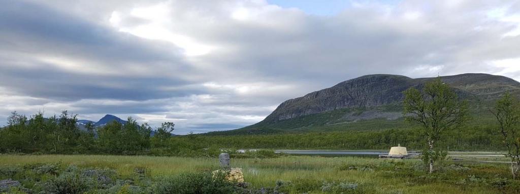 riksgrensen mellom Norge og Finland går ca.