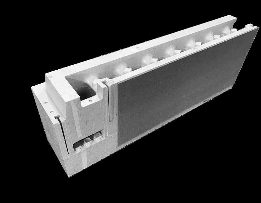 BETONG Anbefalt betongkvalitet B20M90 med steinstørrelse 16 mm, 25% steinreduksjon og slump 200 mm.