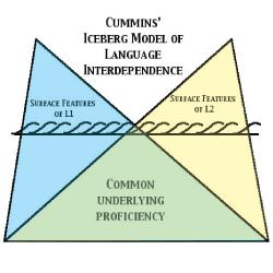 3.3.3 Cummins teorier om opplæringen av tospråklige elever Som nevnt før i oppgaven (Del 2.3.4) er det først og fremst det akademiske ordforrådet som kreves på skolen, og som har størst sammenheng med leseforståelse.