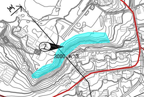 8.2 Profil 3C For skråningen ved profil 3C er det beregnet bedre stabilitet enn i profil 3B, det er heller ikke tilsvarende fare for at erosjonsforhold skal utløse et skred.