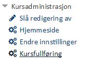 20 A. Aktivitetsfullføringen settes slik: 1. Åpne aktiviteten hvor vi skal sette fullføringsbetingelsene, f.eks. leksjonen vi nettopp har jobbet med. 2.