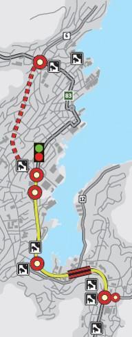 Harstadpakken Kontrakter under arbeid/avsluttet Kanebogen kryssområde åpnet for trafikk høsten 2016 Siste del av asfaltering og grøntarbeider ble ferdigstilt sommer 2017 Margrethe Jørgensensvei