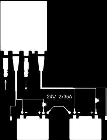 Disse må da bestilles i tillegg til selve laderen som kommer uten kabler. 12V SYSTEM MultiCharger 2x35A Best.nr.