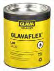 CELLEGUMMI Tilbehør GLAVAFLEX LIM GLAVAFLEX Lim benyttes for liming av GLAVAFLEX cellegummi produktene. Husk å påføre begge snittsidene lim, tynt og jevnt.